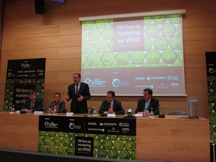 Pedro Sanz en inauguración Foro del Marketing del Vino