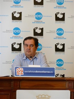 Ernesto Gasco, portavoz del PSE en San Sebastián