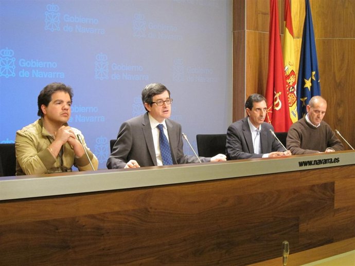 Roberto Urritia, José Iribas, José Luis Asín y Miguel Arrondo.