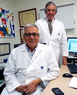Doctores Ramón Pérez Carrión y Javier Hornedo Muguiro,