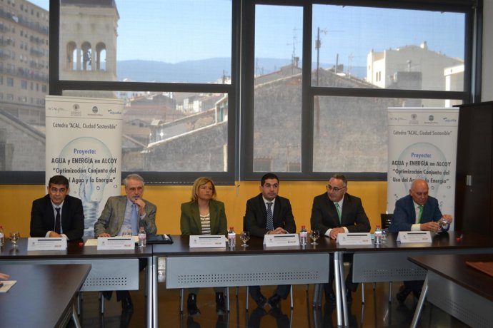 Presentación de un estudio para la optimización del agua en Alcoy