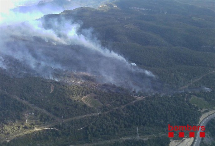 Incendio Pradell de la Teixeta