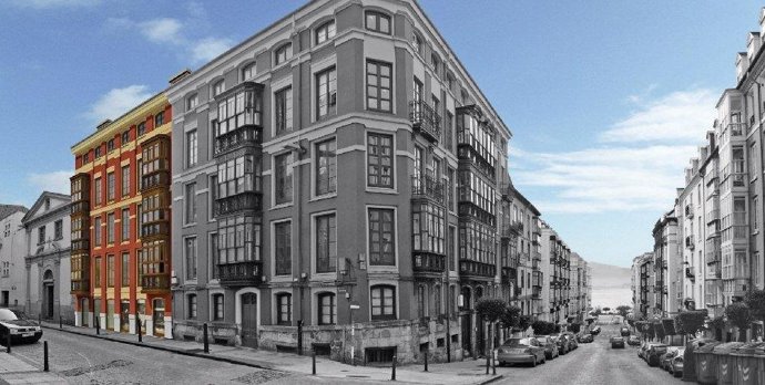 Infografía de las viviendas de Bonifaz 