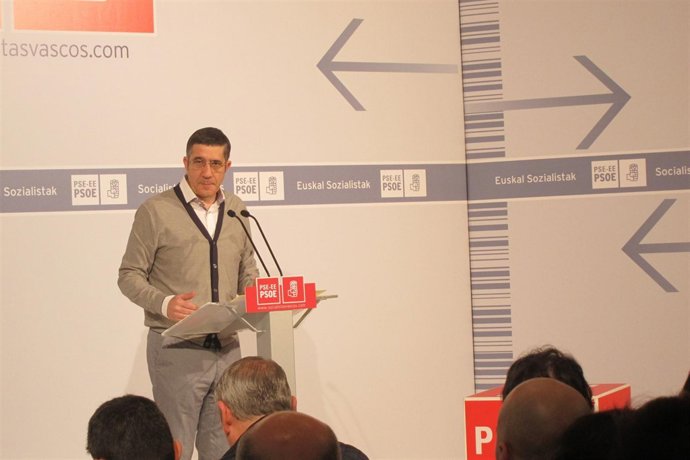 El secretario general del PSE, Patxi López