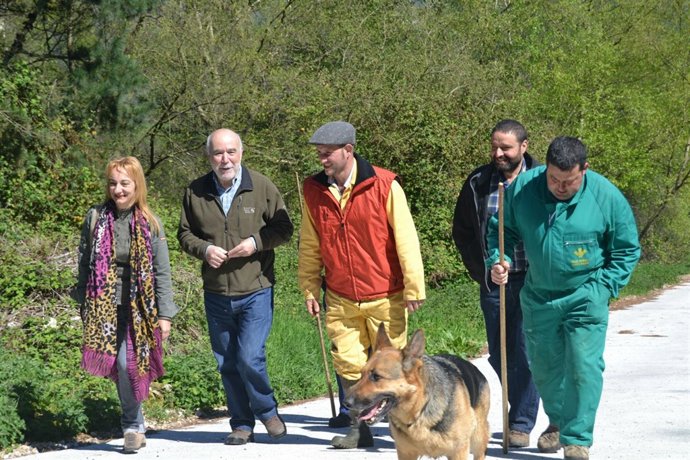 Subida a los pastos de Cayón.