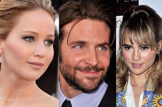 Jennifer Lawrence, Bradley Cooper y Suki Waterhouse