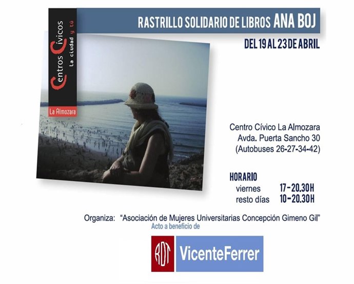 Cartel del rastrillo.