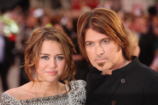 Miley Cyrus y Billy Ray Cyrus