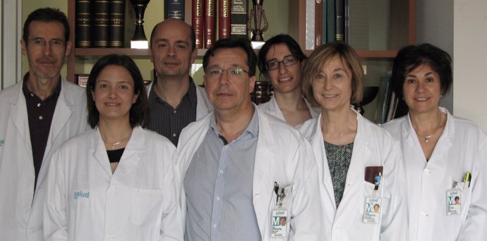 Los investigadores del Hospital Universitario Miguel Servet.