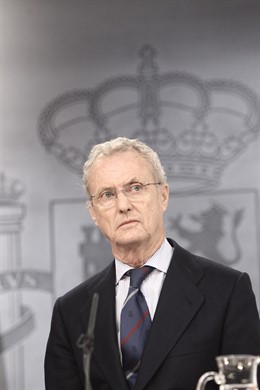 Ministro de Defensa, Pedro Morenés, en el Consejo de Ministros