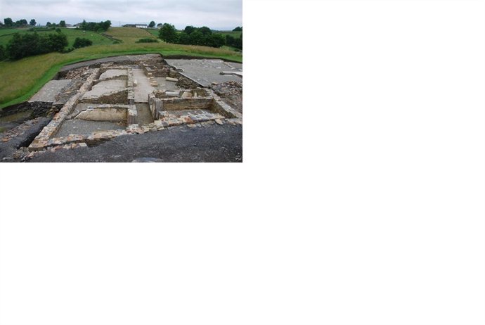 Excavación casa romana. 