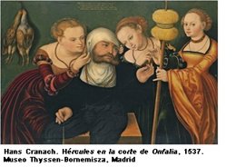 Hercules en la corte de Onfalia