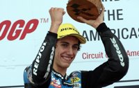 Alex Rins (KTM): "Estoy muy feliz por la victoria en Austin"