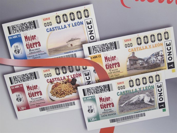 Cupones de la ONCE con CyL como protagonista