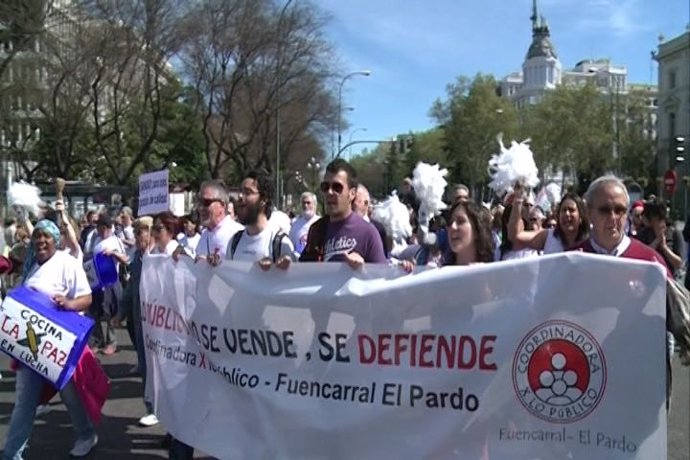 'Marea Blanca' por la sanidad pública en Madrid