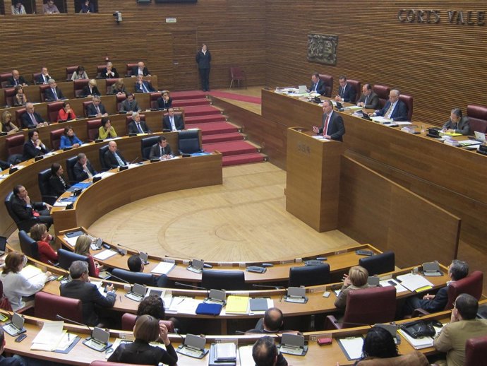 Fabra, en una imagend e archivo de una sesión de control de las Corts