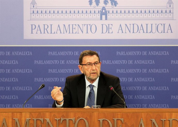 Manuel Gracia, hoy en rueda de prensa