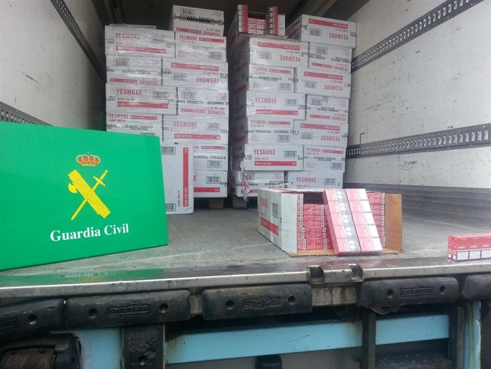 Tabaco de contrabando intervenido