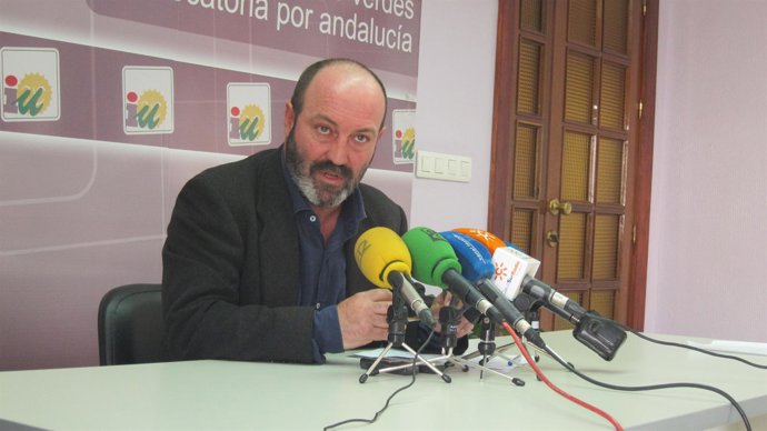 El coordinador provincial de IULV-CA, Pedro Jiménez.