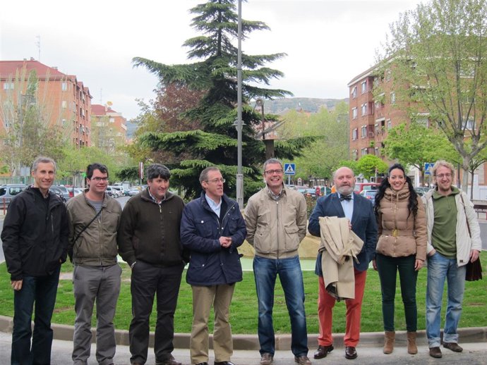 Visita a las obras en la calle San Millán