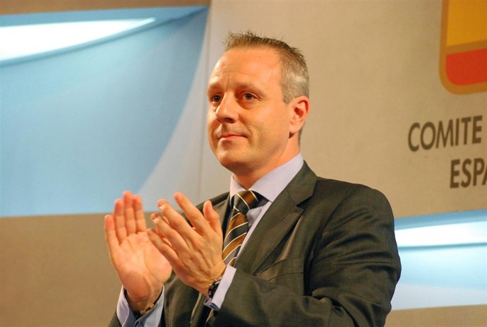 Francisco Blázquez durante su elección como presidente