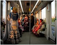 El metro contabiliza un 3,27 por ciento más de pasajeros en su dispositivo de Feria con 814.211 viajeros