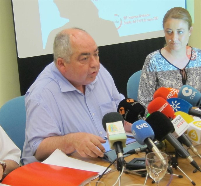 El secretario general de UGT-A, Manuel Pastrana