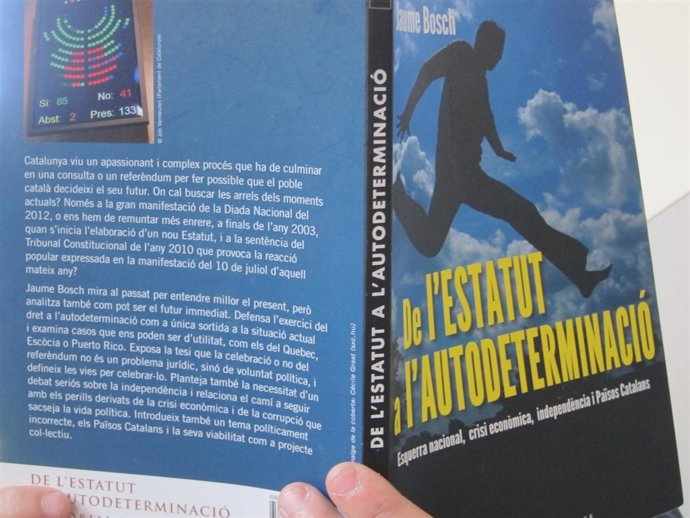 Libro de Jaume Bosch (ICV) 'De l'Estatut a l'autodeterminació'