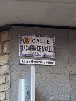Calle Lacarra, antes General Sueiro