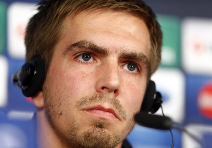 Phillip Lahm, en rueda de prensa 