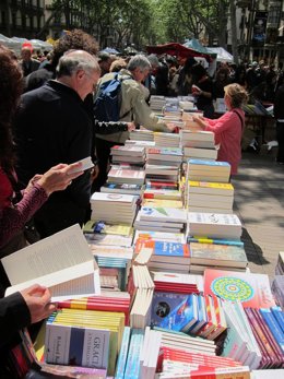 Parada, Libros, Sant Jordi, La Rambla