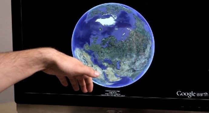 Google Earth Leap Motion