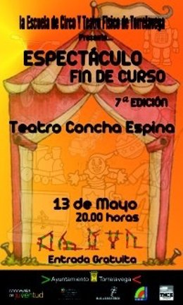 Cartel Anunciador De Escuela De Circo