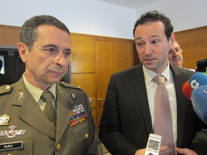 Muro (izquierda) y Martínez, en declaraciones a los medios.