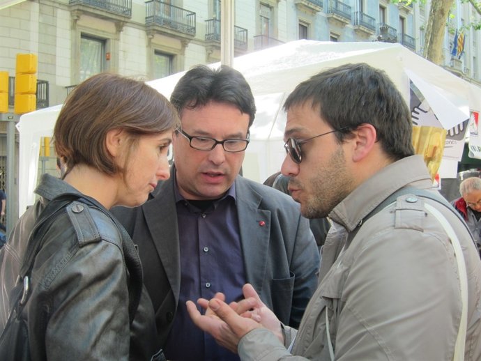 Dolors Camats (ICV) y Joan Josep Nuet (EUiA)