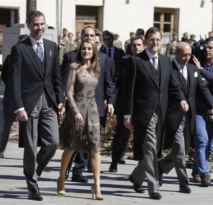 Príncipes, Rajoy y Wert premio Cervantes