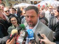 Sant Jordi.- Junqueras demana que la unitat que reclama Mas serveixi per convocar la consulta