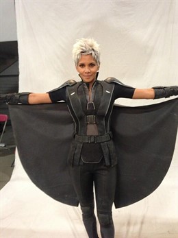 Halle Berry en el rodaje de X-Men: Days of Future Past