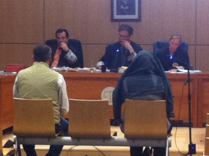 La acusada del crimen de Gadea durante la vista