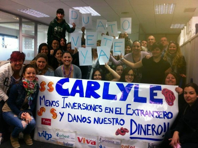 Trabajadores de Orizonia encerrados