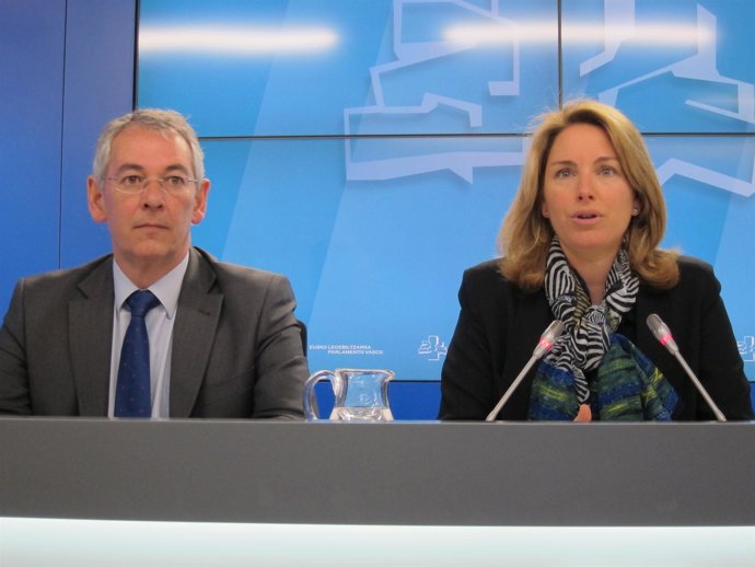 Arantza Quiroga y Antón Damborenea