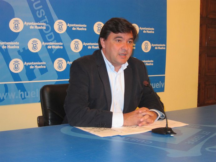 Portavoz del PSOE en el Ayuntamiento de Huelva, Gabriel Cruz. 