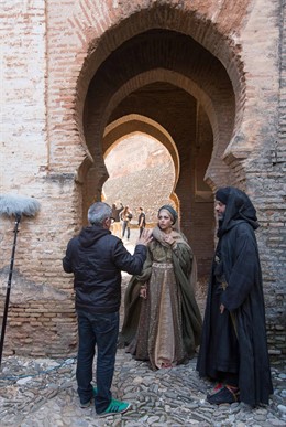 Rodaje de la serie 'Isabel' en la Alhambra