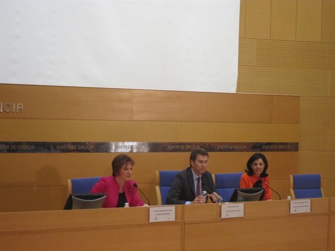 Alberto Núñez Feijóo y Rocío Mosquera