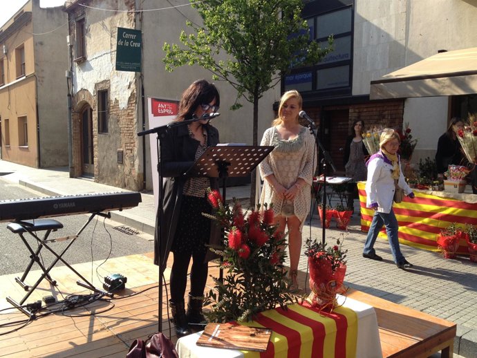 Lectura de Judith Colell en la maratón de Espriu en Sant Cugat