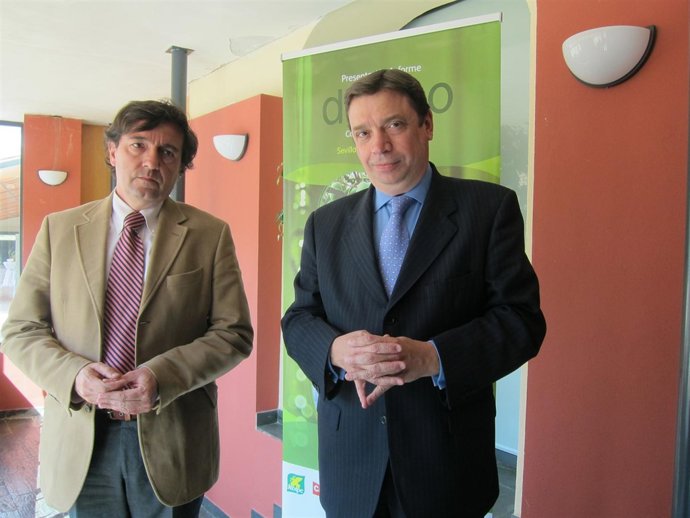 Jaime Carbó y Luis Planas, hoy en Sevilla.