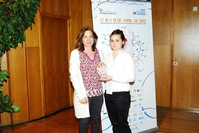 Imagen de la entrega del galardon a Central Lechera Asturiana