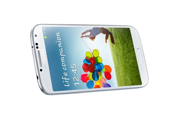 Samsung Galaxy S4 en blanco