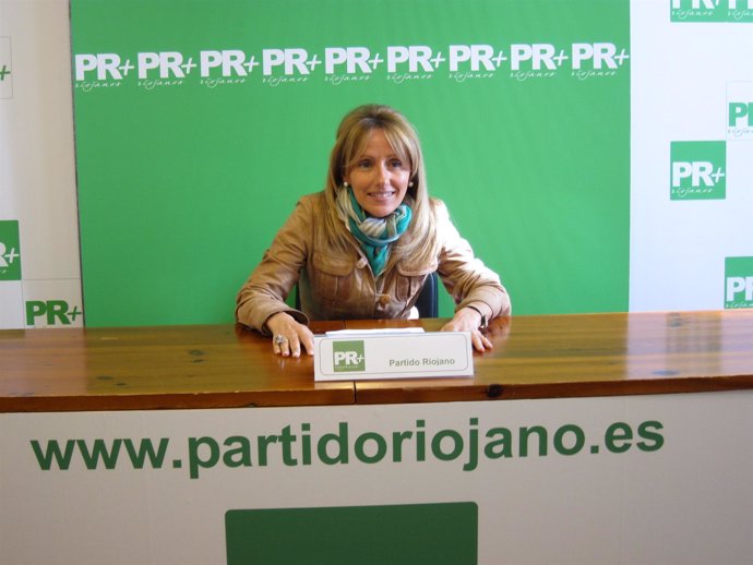 La coordinadora territorial de PR+ riojanos en Logroño, Gloria León