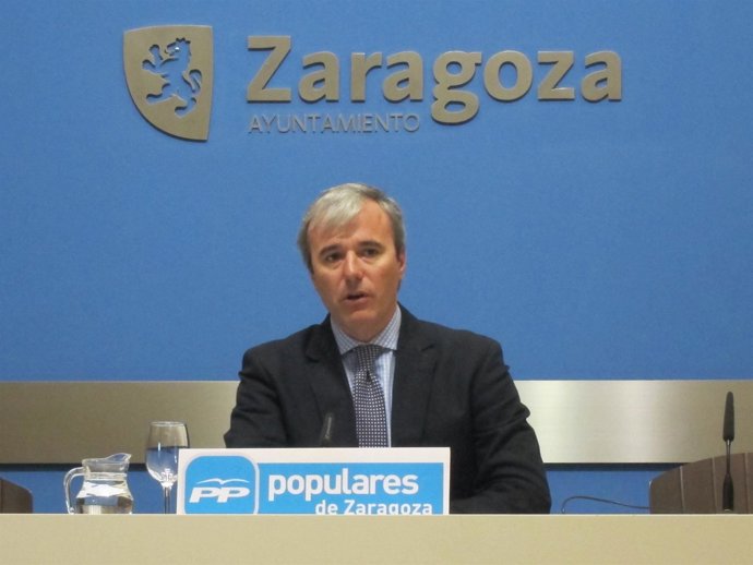 El concejal del PP, Jorge Azcón